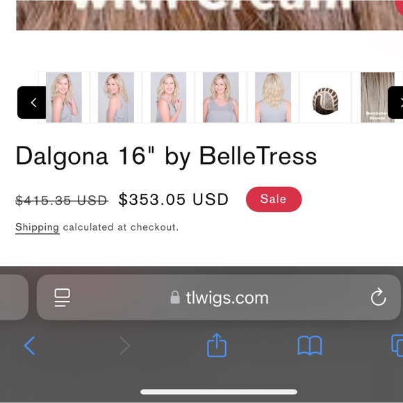 Dalgona 16" by BelleTress Wig Belle Tress - Picture 4 of 12